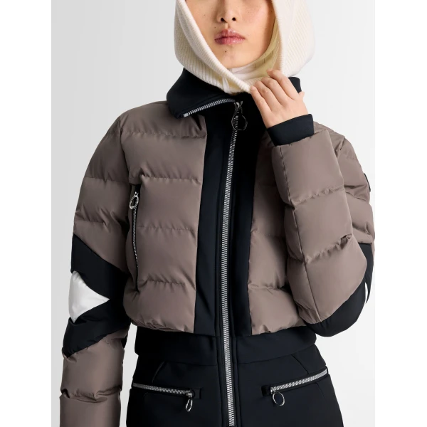 Fusalp Clarisse Ski Suit in Falcon and Black, view 5 | Ski Suits | Luxury Shoes 