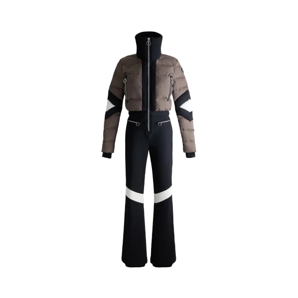 Fusalp Clarisse Ski Suit in Falcon and Black | Ski Suits | Luxury Shoes 