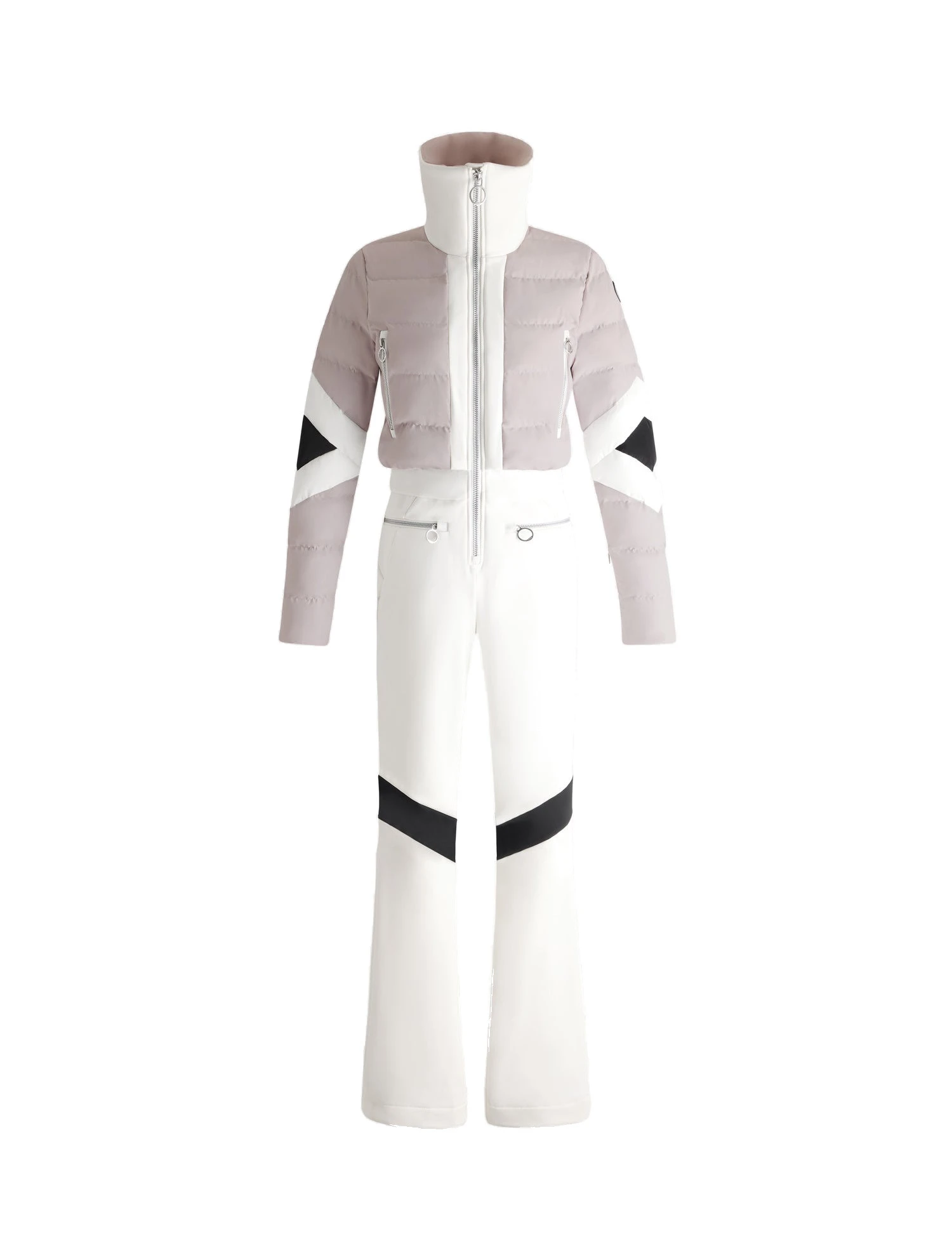 Fusalp Clarisse Ski Suit in Mastic, Snow and Black Fusalp Clarisse Ski Suit in Mastic, Snow and Black | Ski Suits | Luxury Shoes