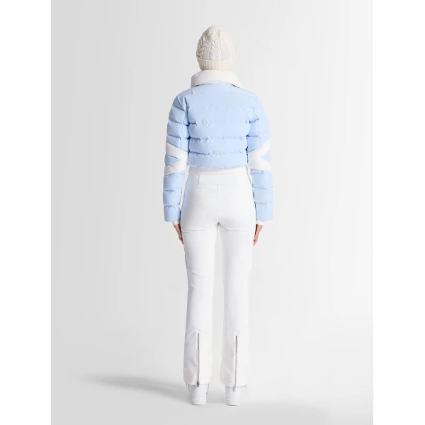 Fusalp Clarisse Ski Suit in Snow and Cloud, view 4 | Ski Suits | Luxury Shoes 