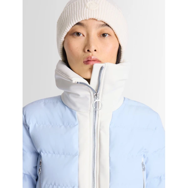 Fusalp Clarisse Ski Suit in Snow and Cloud, view 5 | Ski Suits | Luxury Shoes 