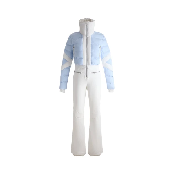 Fusalp Clarisse Ski Suit in Snow and Cloud | Ski Suits | Luxury Shoes 