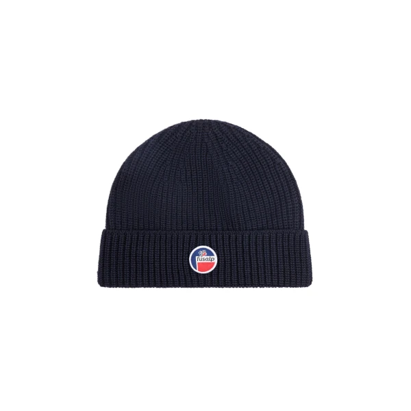 Fusalp Cosmic Beanie in Navy | Hats | Luxury Shoes 