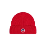 Fusalp Cosmic Beanie in Racing Red | Hats | Luxury Shoes 