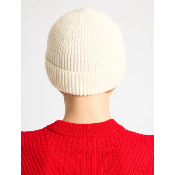 Fusalp Cosmic Beanie in Snow, view 6 | Hats | Luxury Shoes 