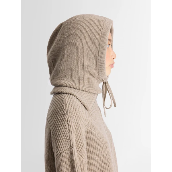 Fusalp Cozy Cowl in Mojave, view 2 | Hats | Luxury Shoes 