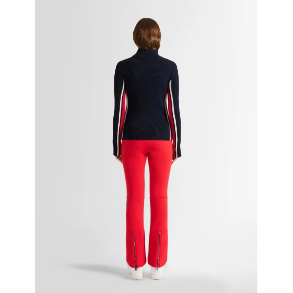 Fusalp Deltanao Sweater in Navy, Racing Red and Snow, view 4 | Sweaters | Luxury Shoes 