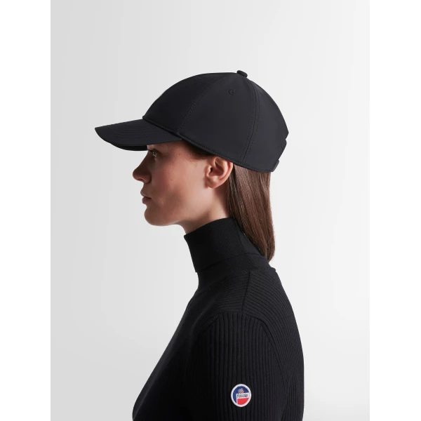 Fusalp Eden Cap in Black, view 4 | Hats | Luxury Shoes 