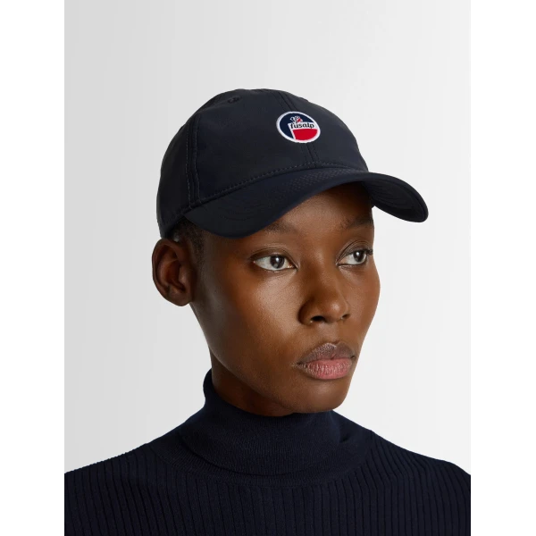 Fusalp Eden Cap in Navy, view 4 | Hats | Luxury Shoes 
