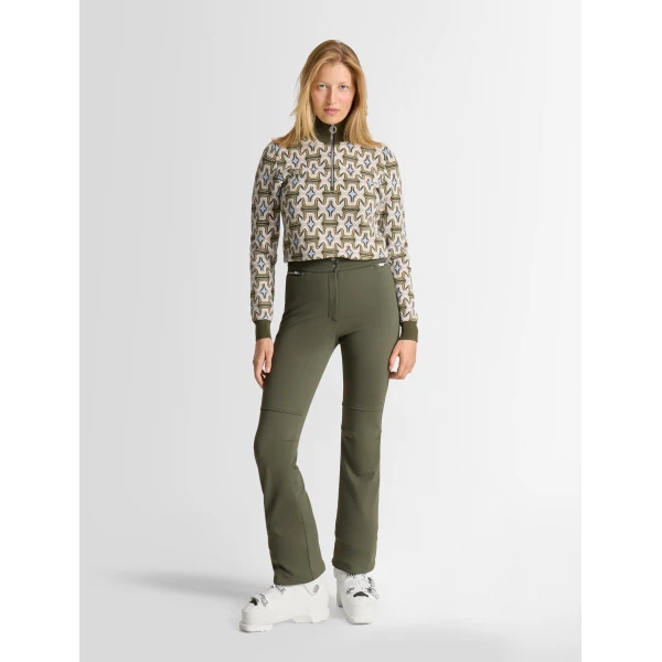 Fusalp Elancia Ski Pants in Moss Green, view 2 | Ski Pants | Luxury Shoes 
