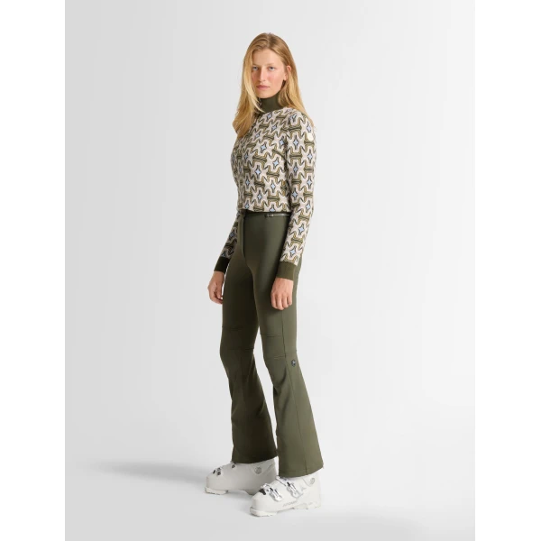 Fusalp Elancia Ski Pants in Moss Green, view 3 | Ski Pants | Luxury Shoes 