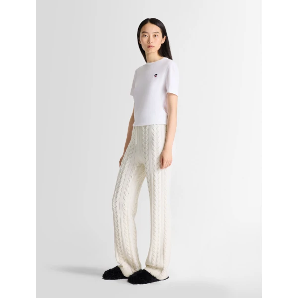 Fusalp Elwena Pants in Snow, view 3 | Wide leg pants | Luxury Shoes 