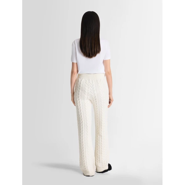 Fusalp Elwena Pants in Snow, view 4 | Wide leg pants | Luxury Shoes 