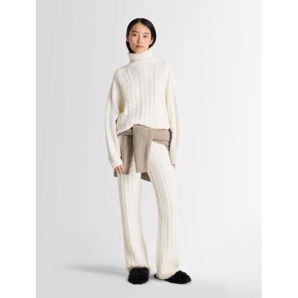 Fusalp Elwena Sweater in Snow, view 2 | Sweaters | Luxury Shoes 