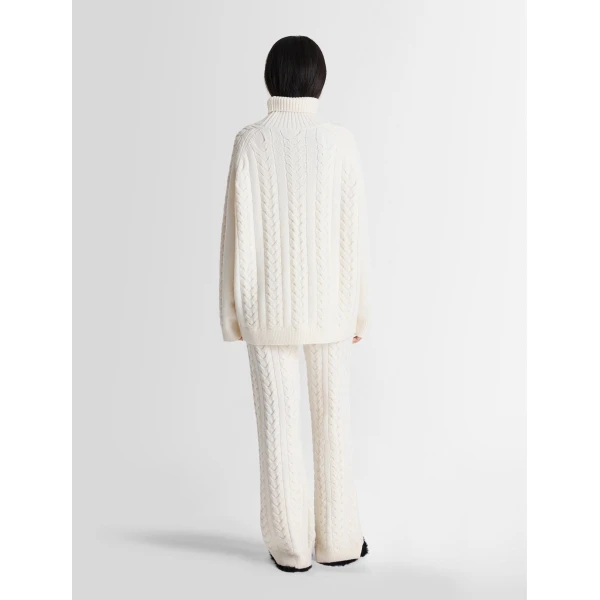 Fusalp Elwena Sweater in Snow, view 4 | Sweaters | Luxury Shoes 