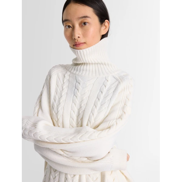 Fusalp Elwena Sweater in Snow, view 5 | Sweaters | Luxury Shoes 