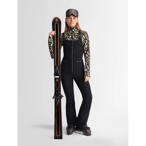 Fusalp Getta Ski Overalls in Black, view 2 | Ski Pants | Luxury Shoes 