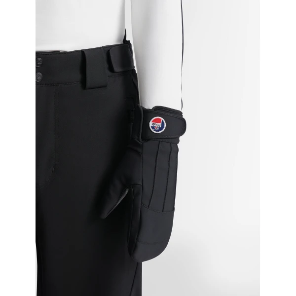 Fusalp Glacier Ski Mittens in Black, view 5 | Gloves | Luxury Shoes 