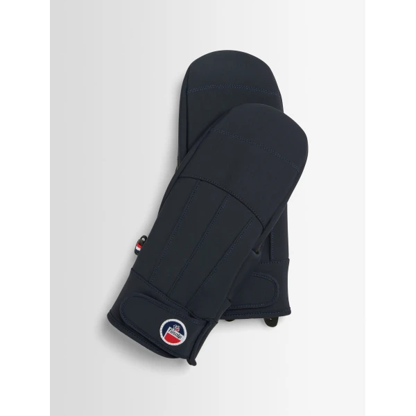 Fusalp Glacier Ski Mittens in Navy, view 2 | Gloves | Luxury Shoes 