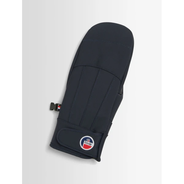 Fusalp Glacier Ski Mittens in Navy, view 3 | Gloves | Luxury Shoes 