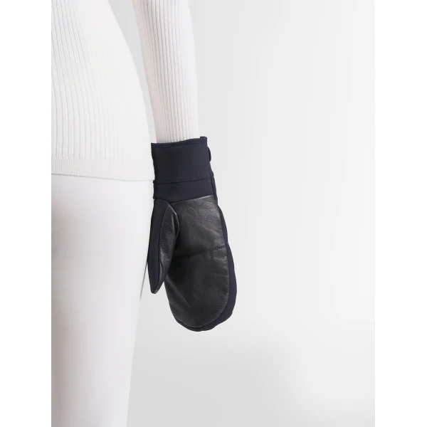 Fusalp Glacier Ski Mittens in Navy, view 6 | Gloves | Luxury Shoes 