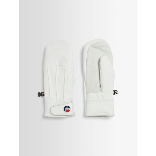 Fusalp Glacier Ski Mittens in Snow, view 2 | Gloves | Luxury Shoes 