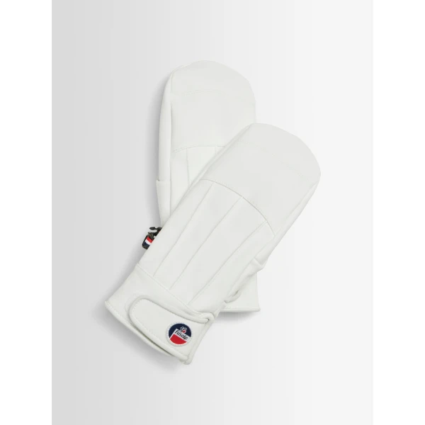 Fusalp Glacier Ski Mittens in Snow, view 3 | Gloves | Luxury Shoes 