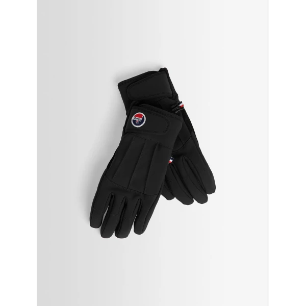 Fusalp Glacier W Ski Gloves in Black, view 6 | Gloves | Luxury Shoes 