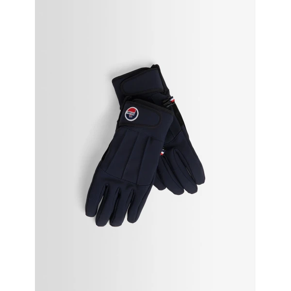 Fusalp Glacier W Ski Gloves in Dark Blue, view 2 | Gloves | Luxury Shoes 