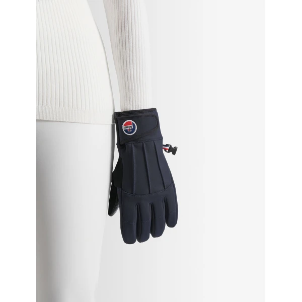 Fusalp Glacier W Ski Gloves in Dark Blue, view 5 | Gloves | Luxury Shoes 