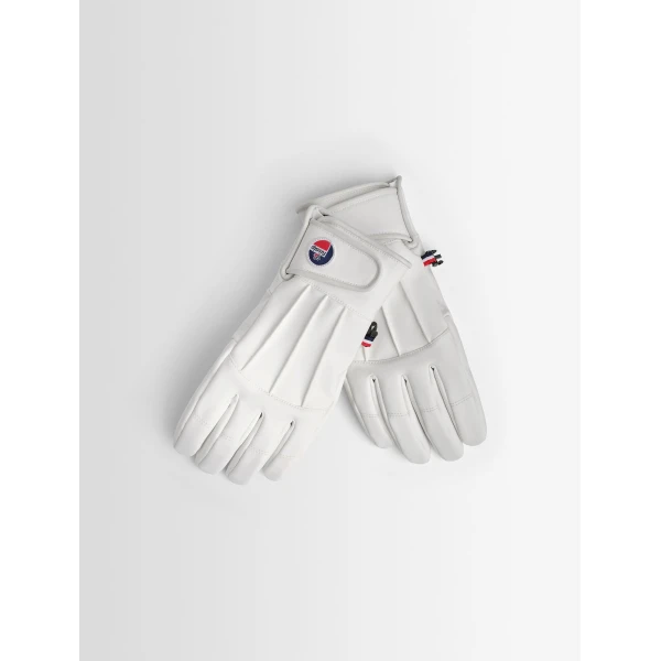 Fusalp Glacier W Ski Gloves in Snow, view 2 | Gloves | Luxury Shoes 