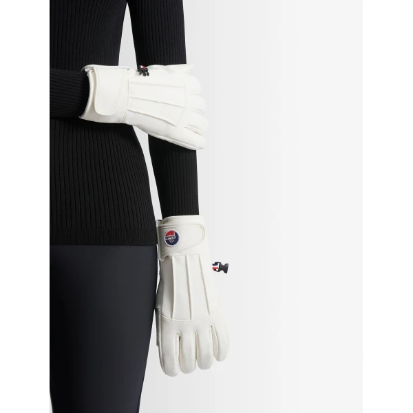 Fusalp Glacier W Ski Gloves in Snow, view 4 | Gloves | Luxury Shoes 
