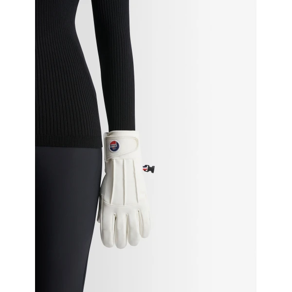 Fusalp Glacier W Ski Gloves in Snow, view 5 | Gloves | Luxury Shoes 