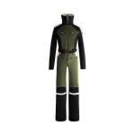 Fusalp Jorket Ski Suit in Moss Green, Black and Snow | Ski Suits | Luxury Shoes 