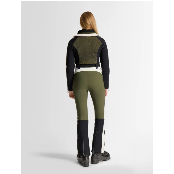 Fusalp Jorket Ski Suit in Moss Green, Black and Snow, view 4 | Ski Suits | Luxury Shoes 