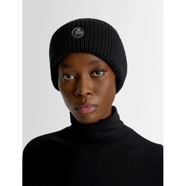 Fusalp Knit Beanie in Black, view 4 | Hats | Luxury Shoes 