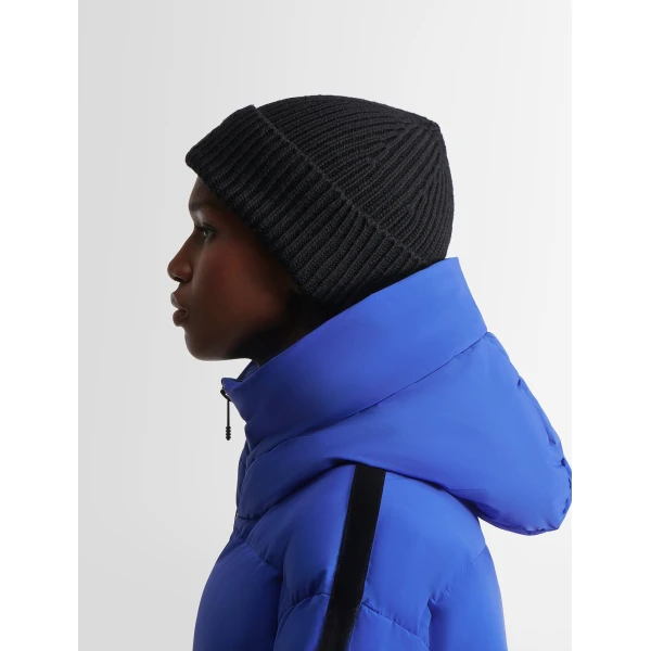 Fusalp Knit Beanie in Black, view 5 | Hats | Luxury Shoes 