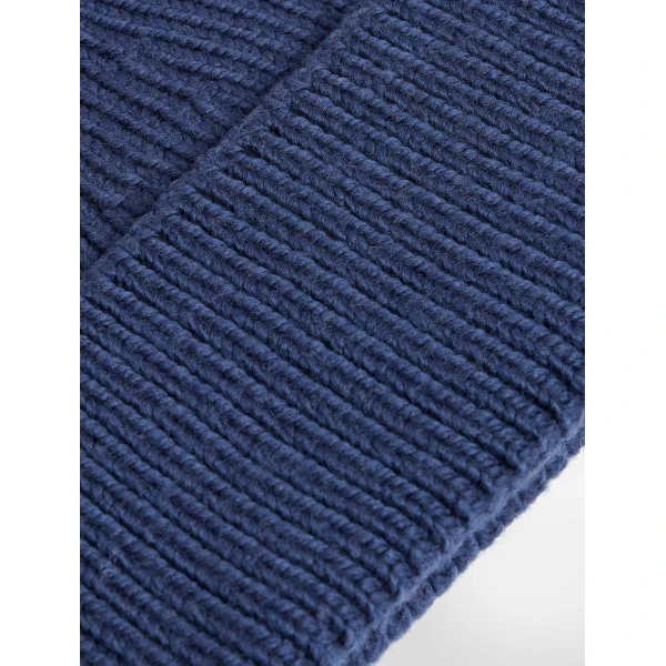 Fusalp Knit Beanie in Grey Sea, view 4 | Hats | Luxury Shoes 
