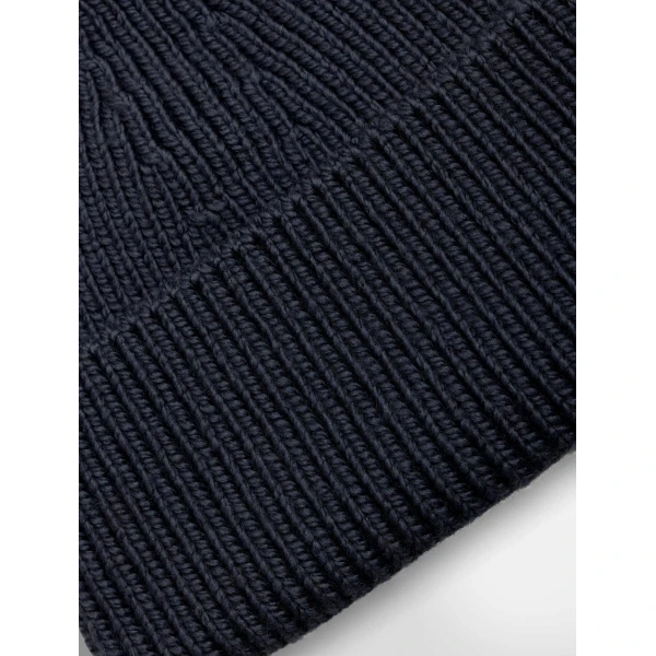 Fusalp Knit Beanie in Navy, view 4 | Hats | Luxury Shoes 