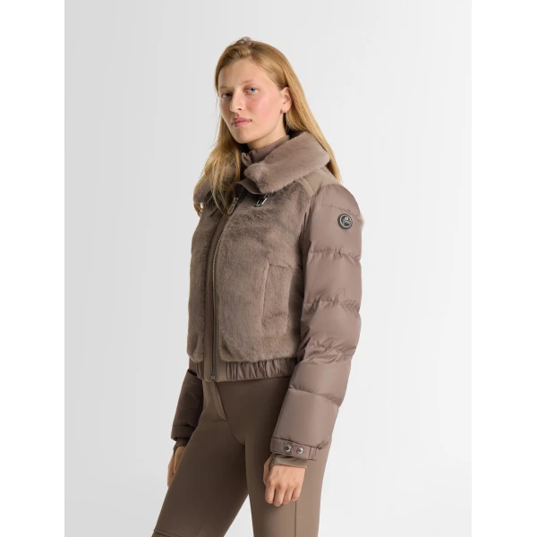 Fusalp Lenagima Down Jacket in Falcon, view 3 | Ski Jackets | Luxury Shoes 