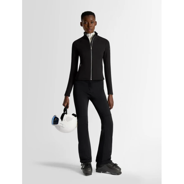 Fusalp Lirvane Mid Layer Jacket in Black, view 2 | Skiwear | Luxury Shoes 