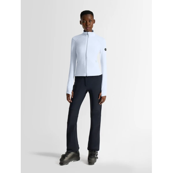 Fusalp Lirvane Mid Layer Jacket in Cloud, view 2 | Skiwear | Luxury Shoes 