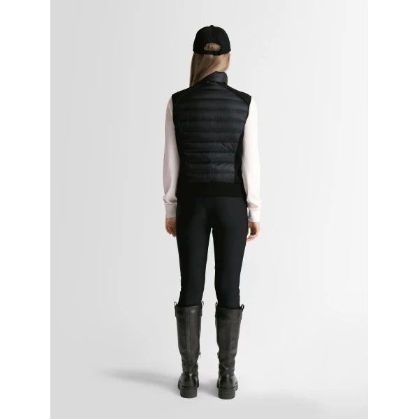 Fusalp Miraca Sleeveless Down Jacket in Black, view 4 | Vests | Luxury Shoes 