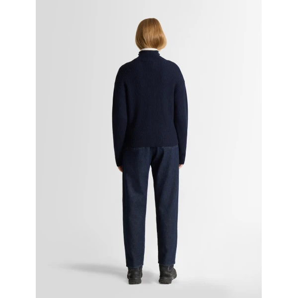 Fusalp Mirala Sweater in Navy, Racing Red and Snow, view 4 | Sweaters | Luxury Shoes 
