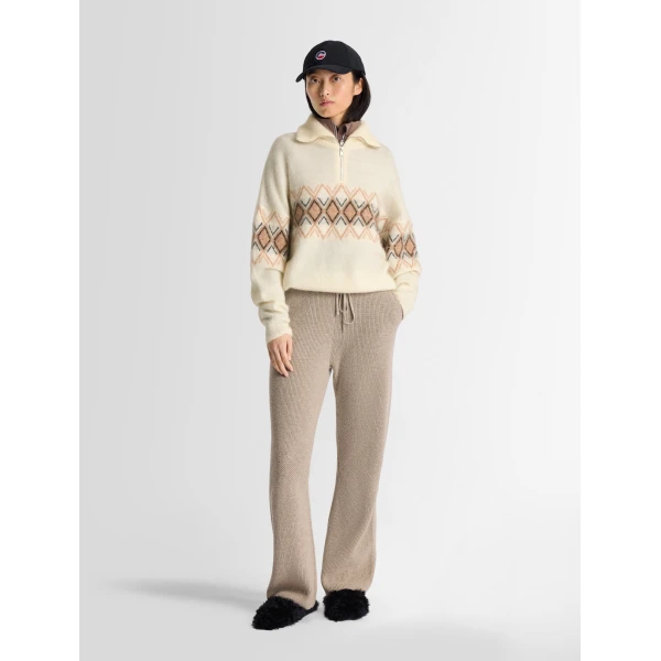 Fusalp Mireva Sweater in Arctic Wolf, view 2 | Sweaters | Luxury Shoes 