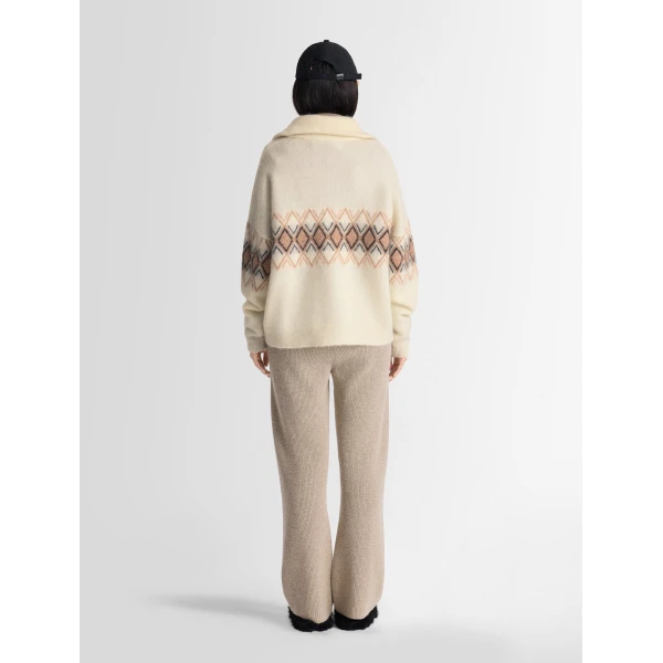Fusalp Mireva Sweater in Arctic Wolf, view 4 | Sweaters | Luxury Shoes 