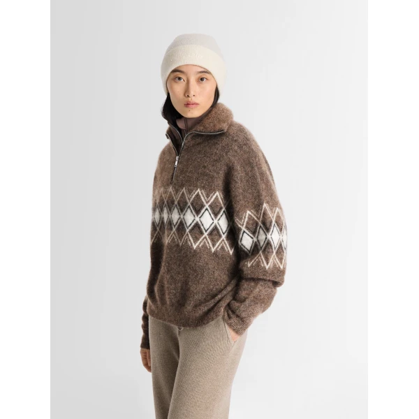 Fusalp Mireva Sweater in Falcon, view 3 | Sweaters | Luxury Shoes 