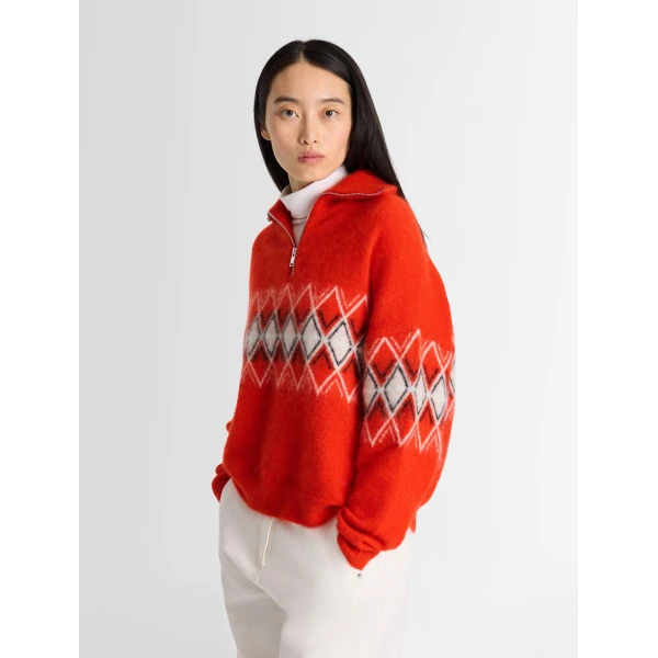 Fusalp Mireva Sweater in Sorbier, view 3 | Sweaters | Luxury Shoes 