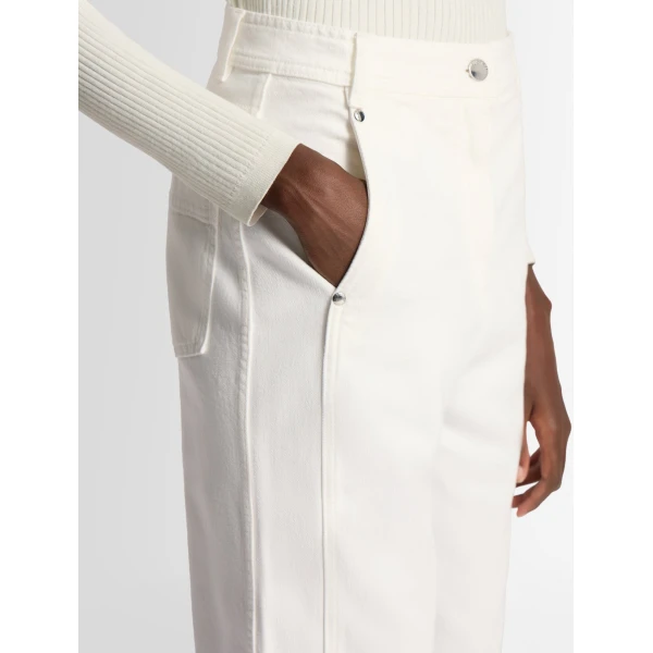 Fusalp Nalvy W Pants in Snow, view 5 | Tailored pants | Luxury Shoes 