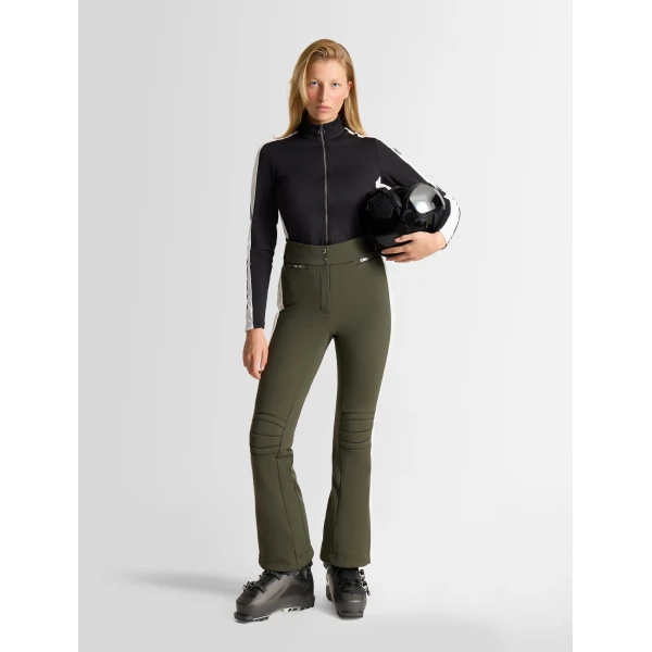Fusalp Negam Full Zip Thermal Layer in Black and Snow, view 2 | Skiwear | Luxury Shoes 